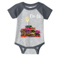 A Funny Gift For Reading Books Librarian Readers Nerd Infant Baby Jersey Bodysuit