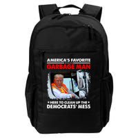 Americas Favorite Garbage Man Here To Clean Up The Democrats Mess Trump 2024 Backpack