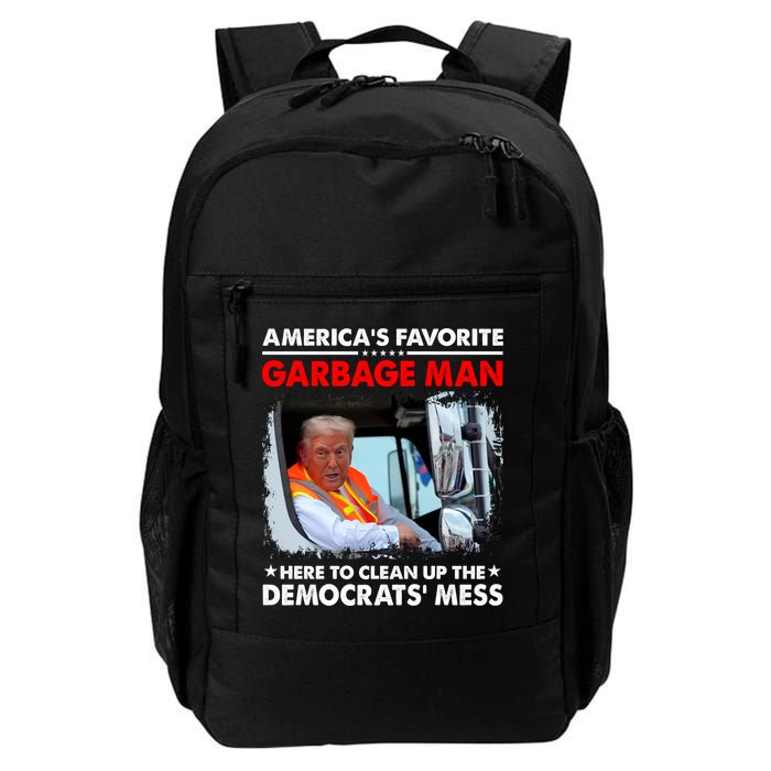 Americas Favorite Garbage Man Here To Clean Up The Democrats Mess Trump 2024 Backpack