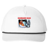 Americas Favorite Garbage Man Here To Clean Up The Democrats Mess Trump 2024 Snapback Five-Panel Rope Hat