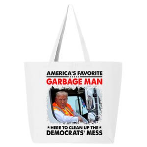 Americas Favorite Garbage Man Here To Clean Up The Democrats Mess Trump 2024 25L Jumbo Tote