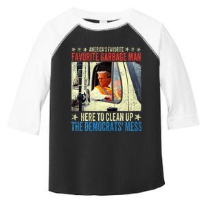 AmericaS Favorite Garbage Man Trump Rides In Garbage Truck Toddler Fine Jersey T-Shirt