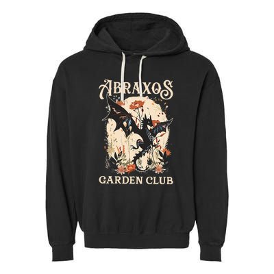 Abraxos Flower Garden Club Flower  Fantasy Book Lover Garment-Dyed Fleece Hoodie