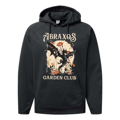 Abraxos Flower Garden Club Flower  Fantasy Book Lover Performance Fleece Hoodie