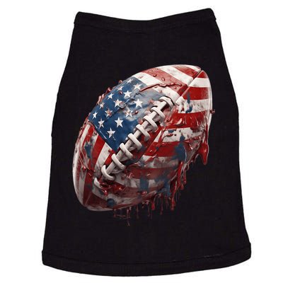 American Football Gifts Usa Flag American Football Us Flag Doggie Tank