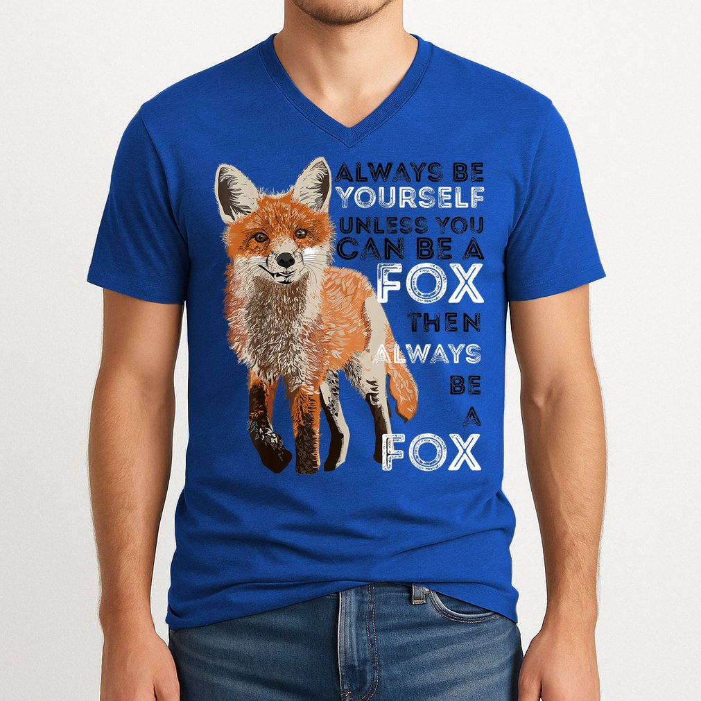 A FUNNY GIFT Always Be Yours Unless You Can Be A Fox Shirt Funny Gift V-Neck T-Shirt