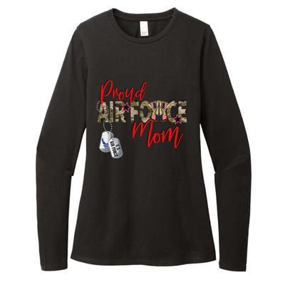 Air Force Gift Air Force Military Mom Proud Air Force Mom Womens CVC Long Sleeve Shirt