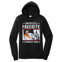 AmericaS Favorite Garbage Man Funny Trump Garbage Truck Women's Pullover Hoodie