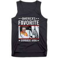 AmericaS Favorite Garbage Man Funny Trump Garbage Truck Tank Top