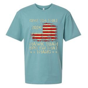 American Flag Give Them That Hawk Tush 24 Spit On That Thang Sueded Cloud Jersey T-Shirt