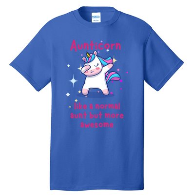 Aunticorn Funny Gift Tall T-Shirt