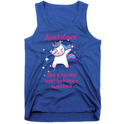 Aunticorn Funny Gift Tank Top