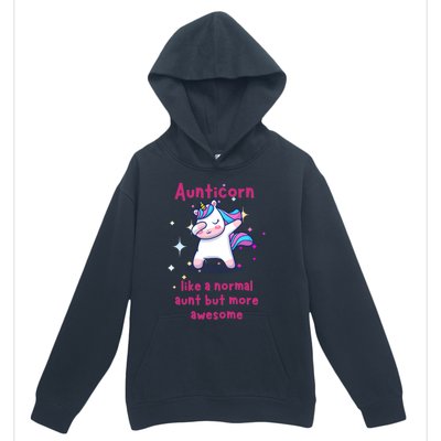 Aunticorn Funny Gift Urban Pullover Hoodie