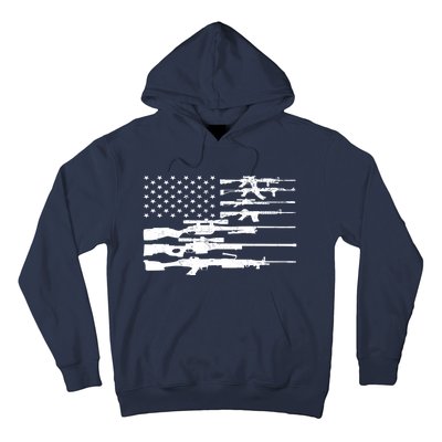 American Flag Gun Patriot Hoodie