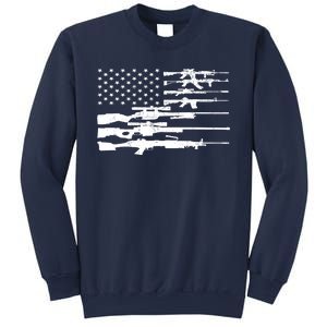 American Flag Gun Patriot Sweatshirt