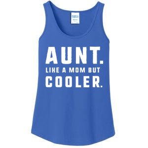 Aunt Funny Gift From Niece Aunt Like A Mom But Cooler Gift Ladies Essential Tank