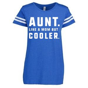 Aunt Funny Gift From Niece Aunt Like A Mom But Cooler Gift Enza Ladies Jersey Football T-Shirt