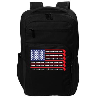 American Flag Golf Impact Tech Backpack