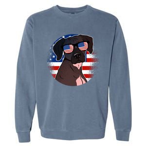 America Funny Gift Garment-Dyed Sweatshirt