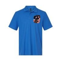 America Funny Gift Softstyle Adult Sport Polo