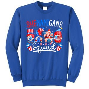 American Flag Gnomes 4th Of July Funny Shenanigans Squad Cute Gift Sweatshirt