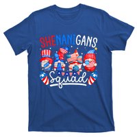 American Flag Gnomes 4th Of July Funny Shenanigans Squad Cute Gift T-Shirt