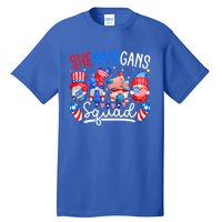 American Flag Gnomes 4th Of July Funny Shenanigans Squad Cute Gift Tall T-Shirt