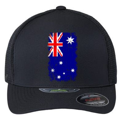 Australia Flag Gift Flexfit Unipanel Trucker Cap