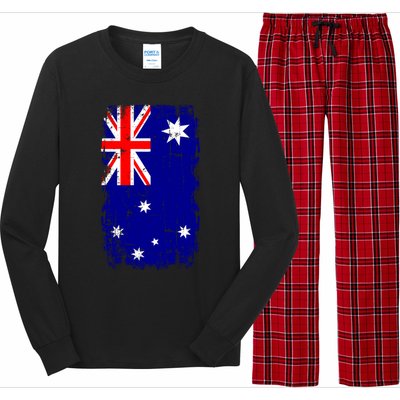 Australia Flag Gift Long Sleeve Pajama Set