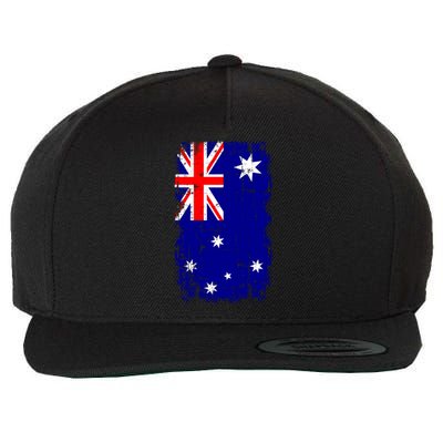 Australia Flag Gift Wool Snapback Cap