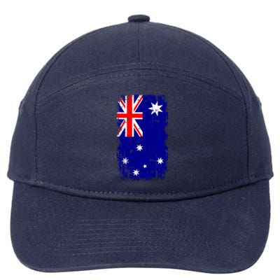 Australia Flag Gift 7-Panel Snapback Hat