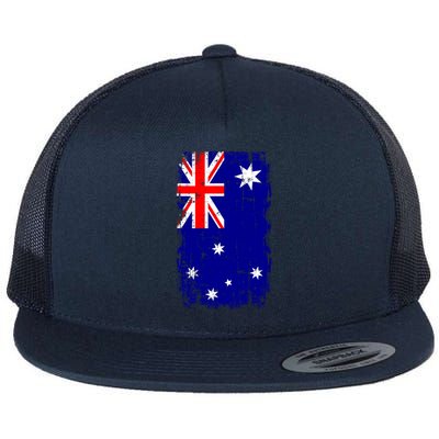 Australia Flag Gift Flat Bill Trucker Hat