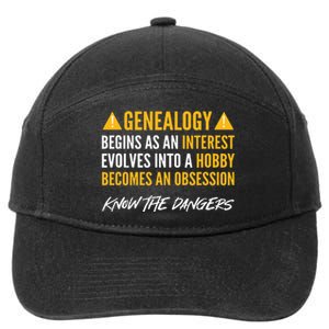 Ancestry. For Genealogists. Genealogy 7-Panel Snapback Hat