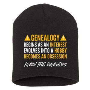 Ancestry. For Genealogists. Genealogy Short Acrylic Beanie