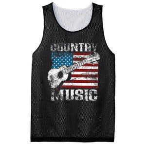 American Flag Guitar Player Funny Country Mesh Reversible Basketball Jersey Tank