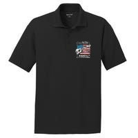 American Flag Guitar Player Funny Country PosiCharge RacerMesh Polo