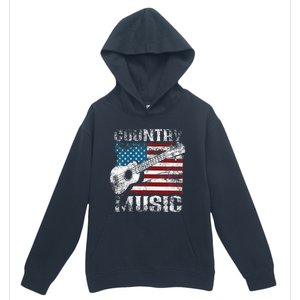 American Flag Guitar Player Funny Country Urban Pullover Hoodie