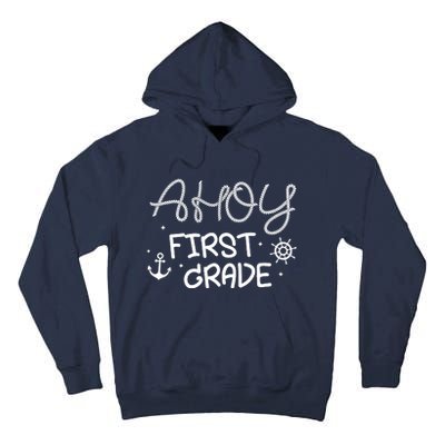 Ahoy First Grade Teacher Tall Hoodie