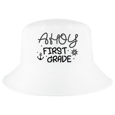 Ahoy First Grade Teacher Cool Comfort Performance Bucket Hat