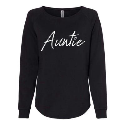 Auntie Funny Gift Auntie Gift Black Small Womens California Wash Sweatshirt