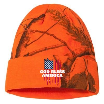 American Flag God Bless America Patriotic Gift Kati Licensed 12" Camo Beanie