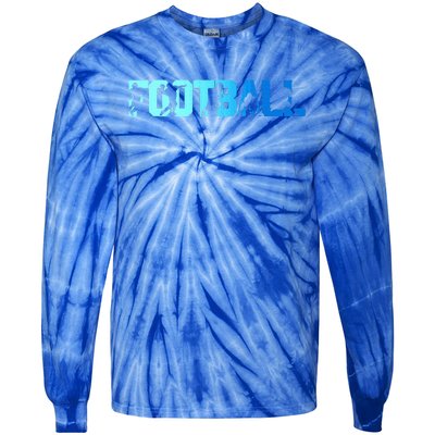 American Football Game Day Tie-Dye Long Sleeve Shirt