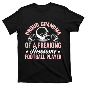 American Football Grandma Grandmother Grandmom Theme Quote T-Shirt