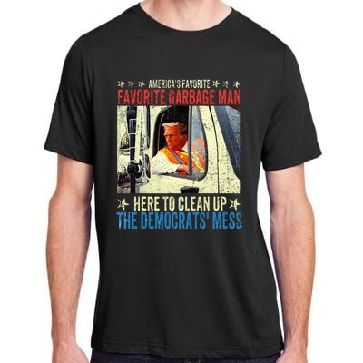 AmericaS Favorite Garbage Man Trump Rides In Garbage Adult ChromaSoft Performance T-Shirt