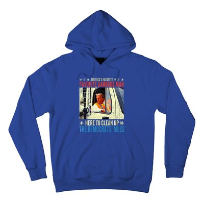 AmericaS Favorite Garbage Man Trump Rides In Garbage Hoodie