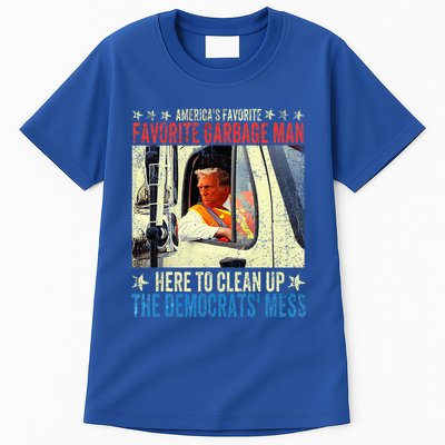 AmericaS Favorite Garbage Man Trump Rides In Garbage Tall T-Shirt