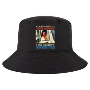 AmericaS Favorite Garbage Man Trump Rides In Garbage Truck Cool Comfort Performance Bucket Hat