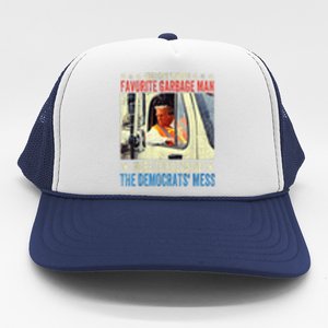 AmericaS Favorite Garbage Man Trump Rides In Garbage Truck Trucker Hat