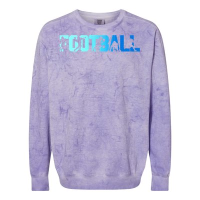 American Football Game Day Colorblast Crewneck Sweatshirt