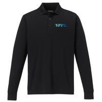 American Football Game Day Performance Long Sleeve Polo